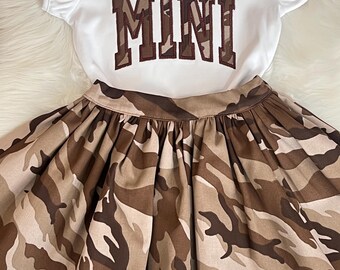 Girls Camo Flutter Sleeve Dress: Military Homecoming Outfit - Etsy