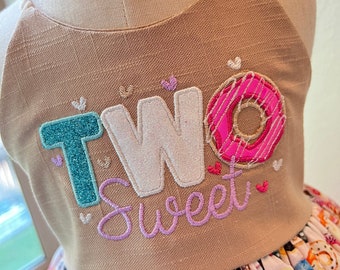 Donut Birthday Dress, Two Sweet Party Outfit