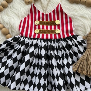 Birthday Dress, Circus Theme Birthday Outfit, Carnival Dress, Carnival Party Dress, Circus Smash Cake Dress, Carnival Cake Dress, Costume