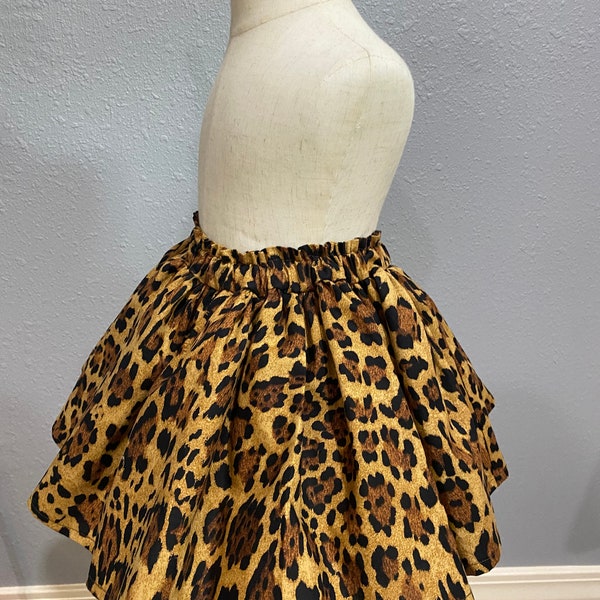 Cheetah Print Skirt, Leopard skirt, Girls Cheetah Print Skirt, Animal print Skirt, toddler Animal Print Skirt, Girls Party Skirt