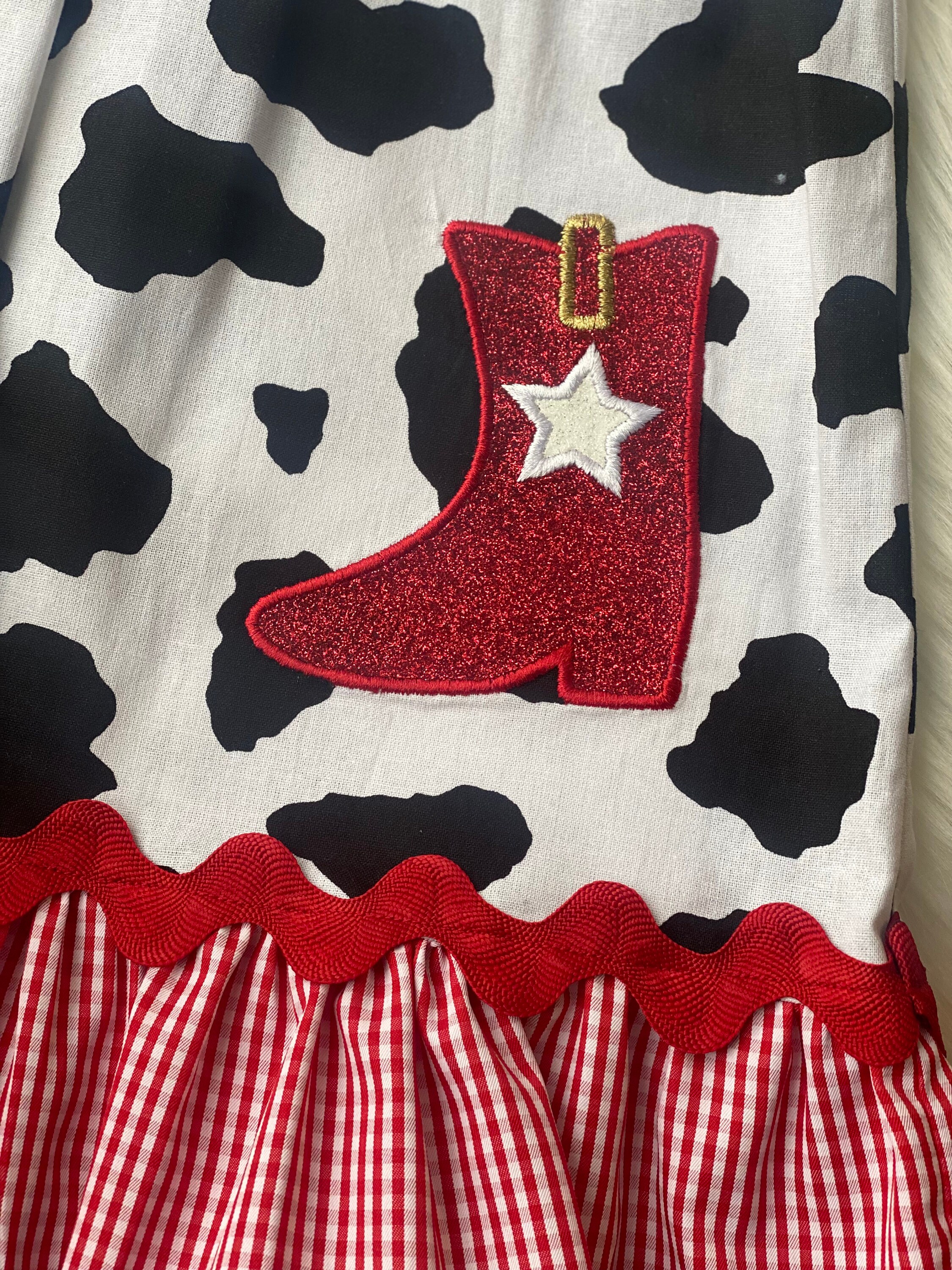 Cow Print Dress Baby Cow Print Dress Cow Theme Party Dress - Etsy