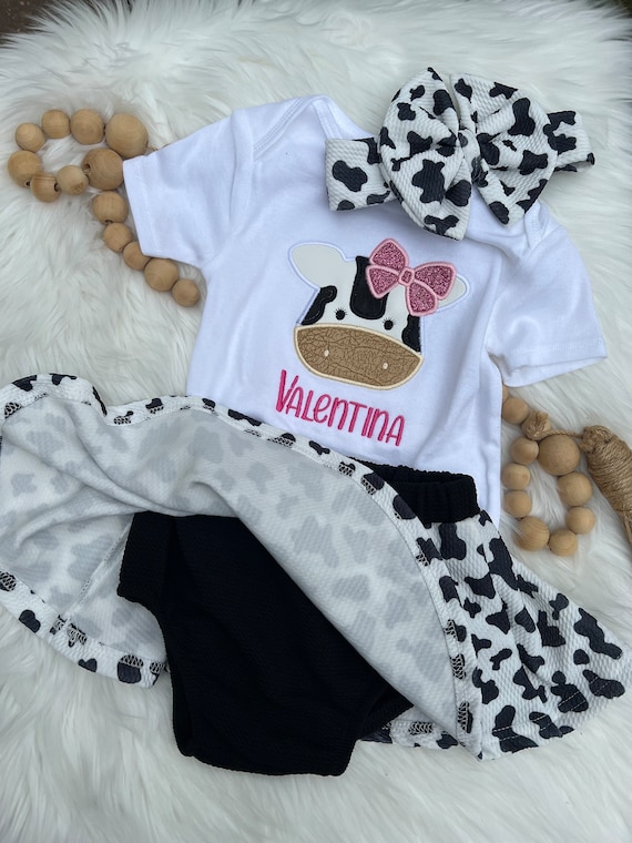 Cow Print Skirt Toddler Cow Print Skirt Girls Cow Print Skirt Animal Print Skirt Toddler Animal Print Skirt Western Theme Baby Outfit Etsy