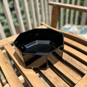 Blacked Out Hexagon Planter