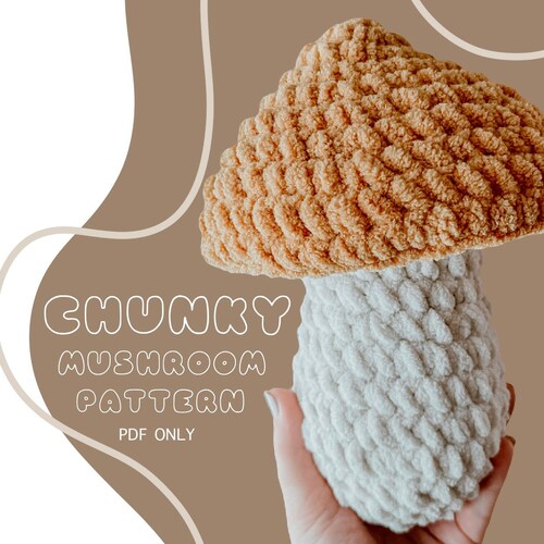 MUSHROOM JEWELRY HOLDER Crochet Pattern Digital Pdf Instant Etsy