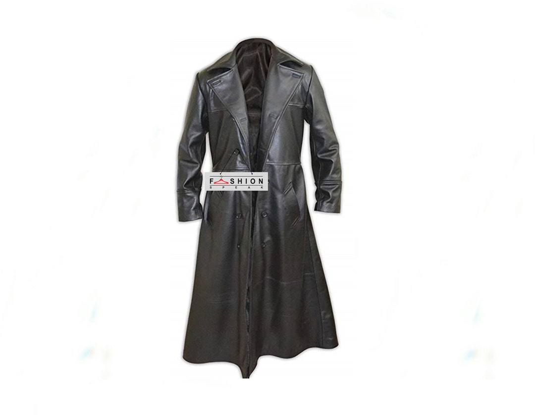 ◆DEINET◆ VINTAGE LEATHER TRENCH COAT IN BLACK KDTXE4F8311 il_1080xN.3604897456_ic62.jpg