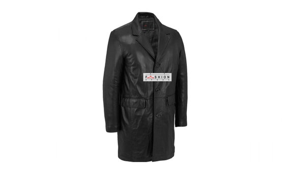 Gothic leather coat hot sale