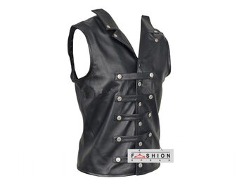 biker style vest