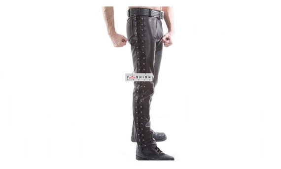 Pants Genuine Leather Pants - Etsy 