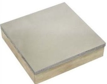 Stainless Steel Bench Block with Wood Base for Hammer work in jewelry crafting
