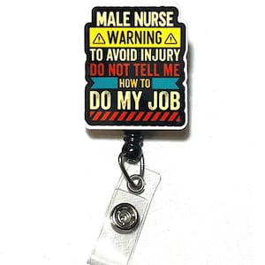 Male Nurse Badge 