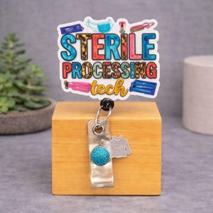 Sterile Processing Tech Badge Holder