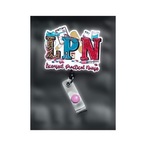 License Practical Nurse ID Badge Holder