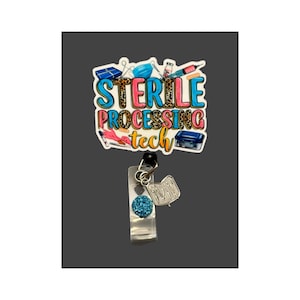 Sterile Processing Tech Badge Holder