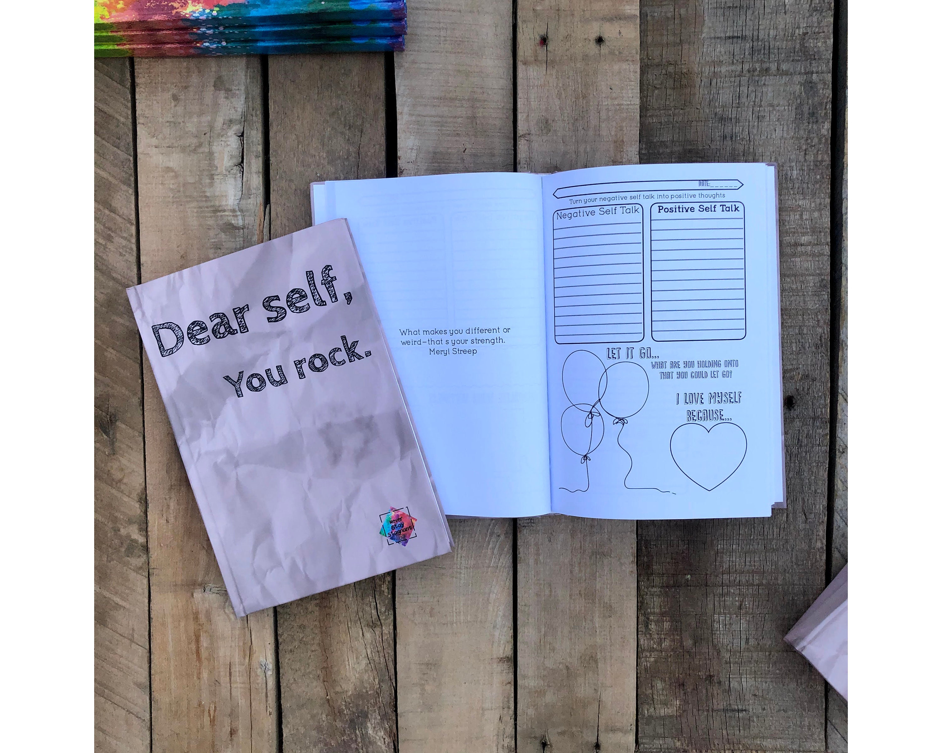 Positive Self Talk Journal:  Embrace Your Body - 9bhrlki
