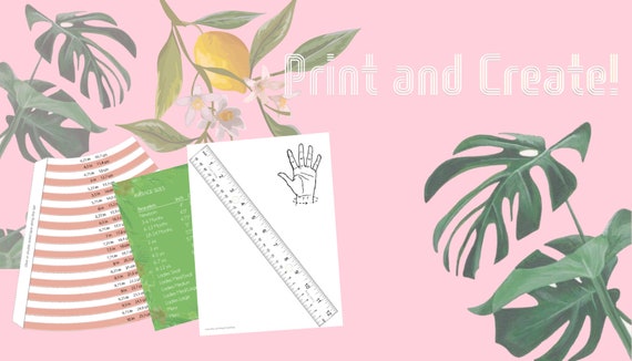 Printable Bracelet Sizer Cone Instant Download PDF A4 | Etsy