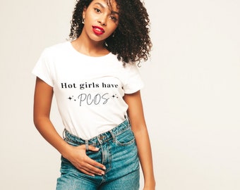 Camiseta de novio para mujer con síndrome de ovario poliquístico (Chicas calientes)