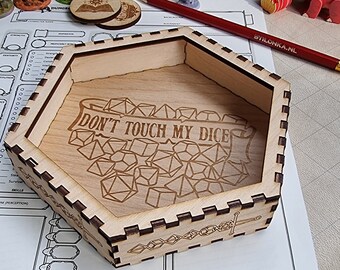 RPG MDF Dice Tray