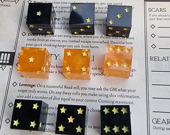 RPG Dice Resin - Valor - Candela Obscura