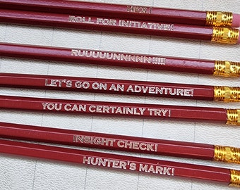 DND RPG Pencils