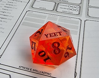RPG Die Resin F*ck Yeet