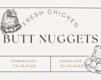 Labels for egg cartons. PNG file, download and print!