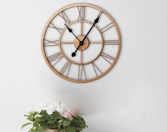 Large Wall Clock Mantel Clock Agate Clock Modern Wall Clock Antique Wall Clock Rustic Wall Clock Art Deco Clock Art Deco Furniture 38CM
