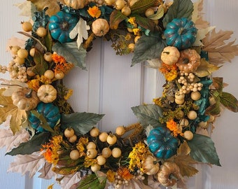 Autumn Pumpkin Wreath