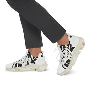 Men&#39;s Mesh Sneakers | Casual Wear | Durable Shoes | Comfortable Shoes | Mesh Knit Polyester Sneakers | Gift for Him