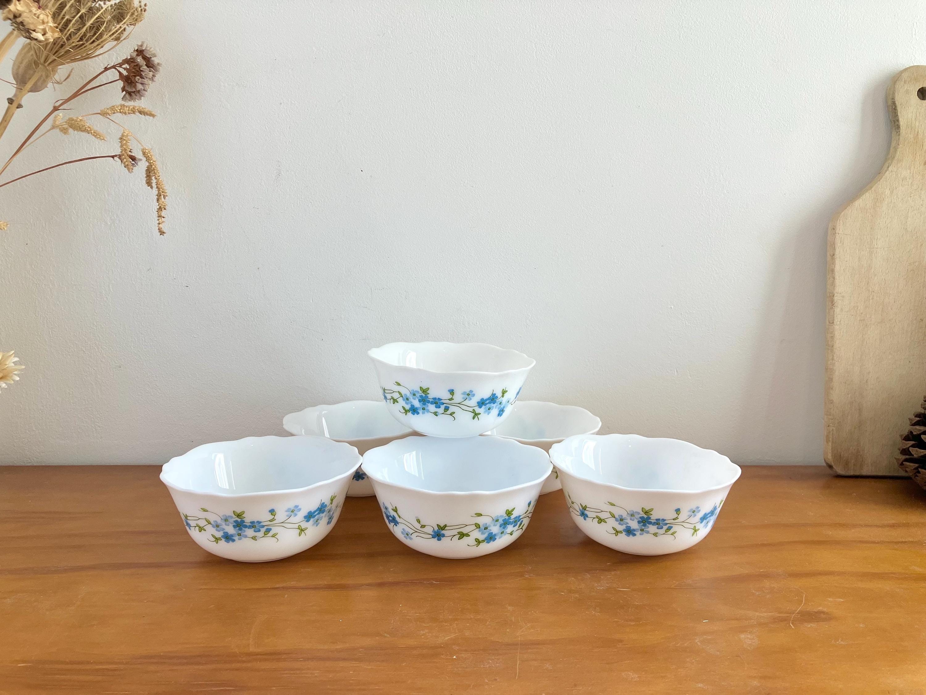 French Blue Arcopal Plates - Etsy