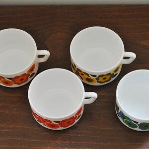 Mug Vintage Arcopal - Motif Jungle Avec Lions - Blanc - Occasion