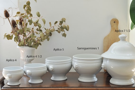 ★お求めやすく価格改定★ Large White in Bowl Head Lion APILCO French Vintage その他