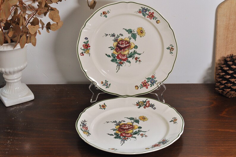 10 Vintage Ironstone Flat Dinner Plate Villeroy & Boch Etsy