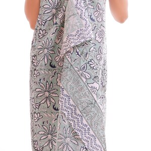 Handmade Block Print Cotton Sarong: Boho Beach Cover-Up