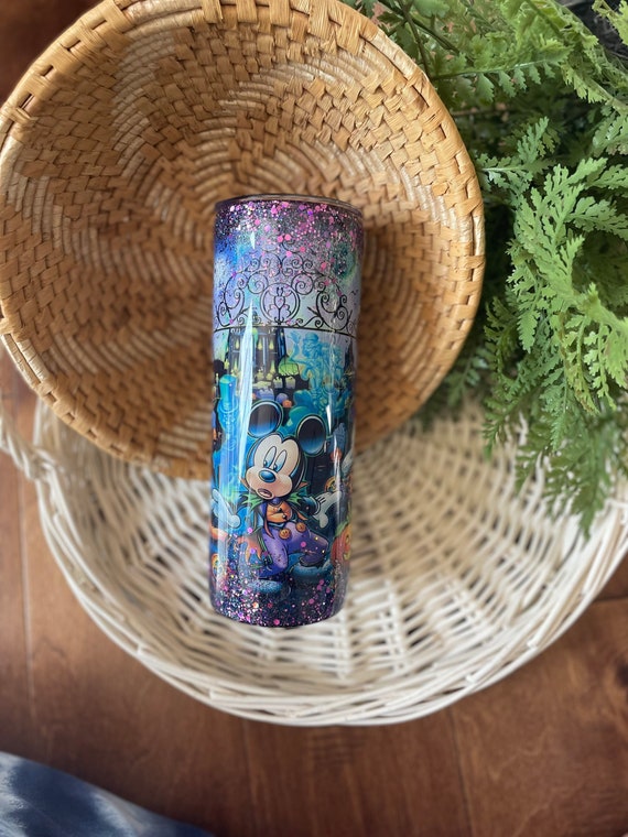 Mickey Halloween Epoxy Tumbler Etsy