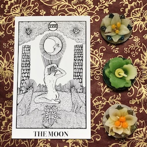 The Moon - Sapphic Enchantress Tarot Print