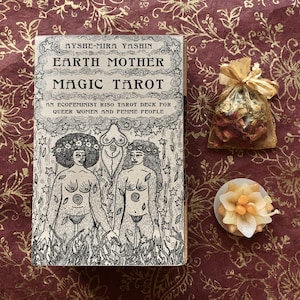 The Earth Mother Magic Tarot Deck an Ecofeminist Riso Tarot Deck for Queer Women and Femme People image 1