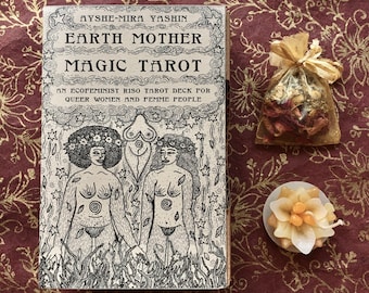 The Earth Mother Magic Tarot Deck - an Ecofeminist Riso Tarot Deck for Queer Women and Femme People