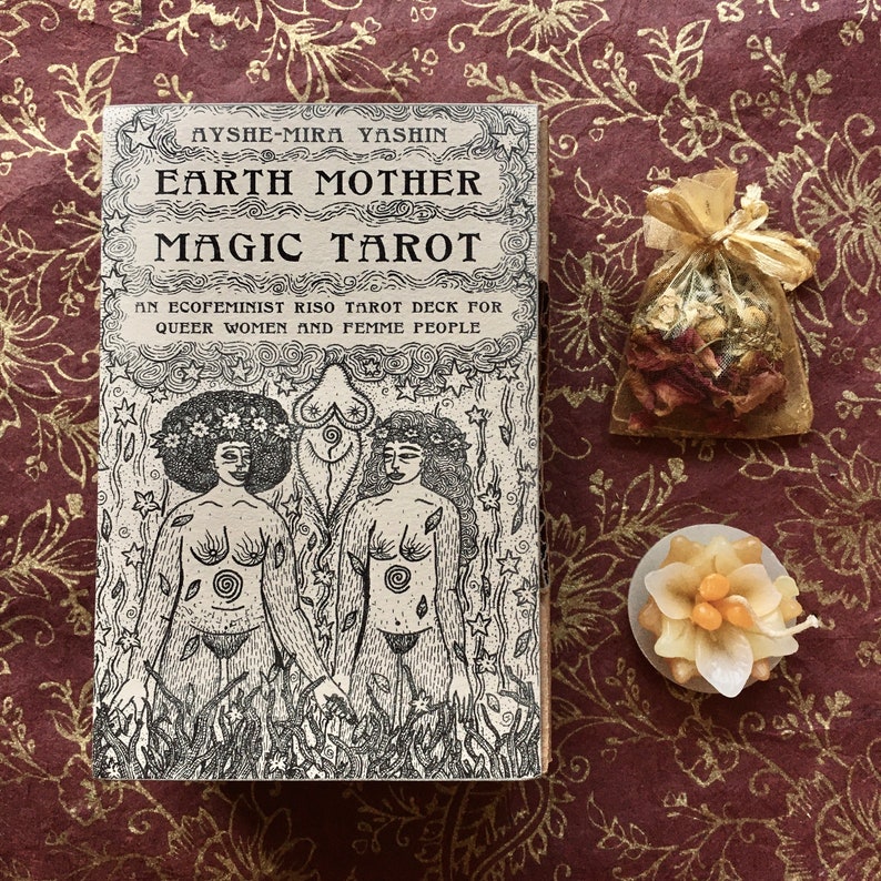 The Earth Mother Magic Tarot Deck an Ecofeminist Riso Tarot Deck for Queer Women and Femme People image 1