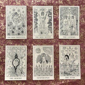 The Earth Mother Magic Tarot Deck an Ecofeminist Riso Tarot Deck for Queer Women and Femme People image 3