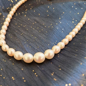 Elegant Freshwater Pearl necklace, Link Chain, Dainty Adjustable Wedding