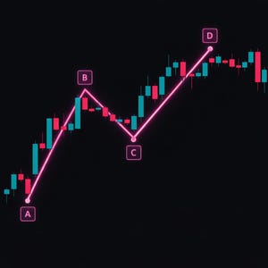 Indicatore di pattern armonici per TradingView / Rilevamento automatico delle armoniche / Scanner di pattern di Fibonacci / Strumento per pattern XABCD – Indicator Prime