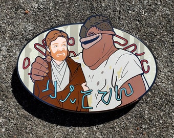 Obi-Wan Kenobi and Dexter Jettster Enamel Pin