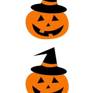 Halloween Printable Home Decor, Halloween Paper Cutouts, PDF Digital ...