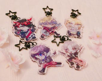 LUXIEM BAND CHARMS | Vox Akuma, Ike Eveland, Luca Kaneshiro, Shu Yamino, Mysta Rias, Nijisanji en