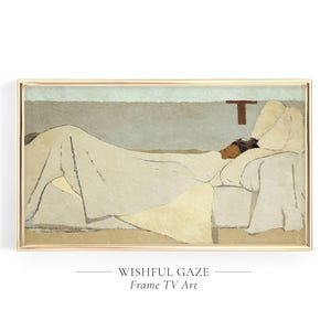 Samsung Frame TV Art Bed, Frame Tv Art Neutral, Vintage Painting, Frame Tv Art Silver, Frame TV Classic Art, Frame Tv Earth Tones, Calm Art