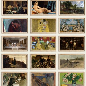Samsung Frame TV Art, 60 Famous Paintings Bundle (Digital Download) image 4