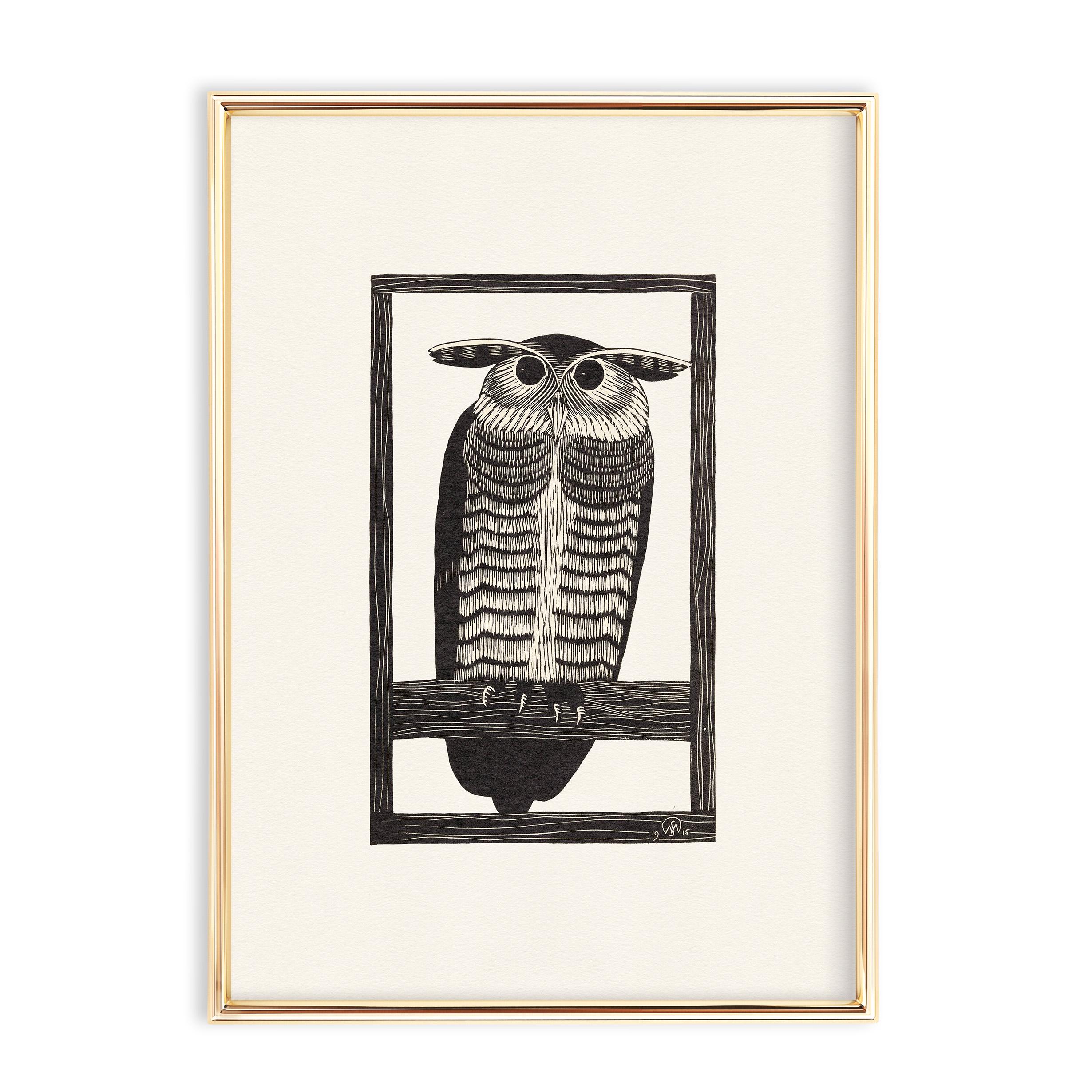 Owl Print, Woodland Decor (Digital Download)