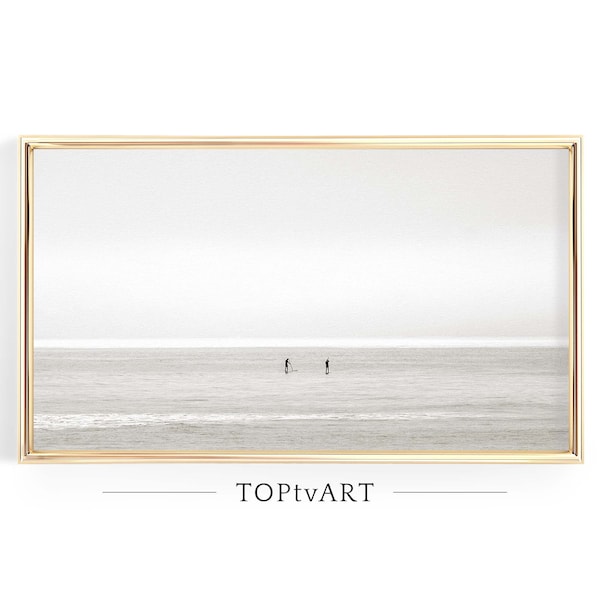 Samsung Frame TV Art Surf, Frame TV Art Sea, Frame TV Art Minimalist, Frame Tv Art Photography, Frame Tv Art Coastal, Modern, Photography