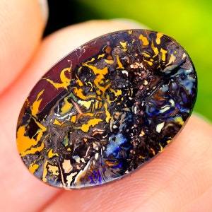 Koroit Boulder 9.82Ct Natural Koroit Boulder Oval Opal, Perfect for jewelry setting