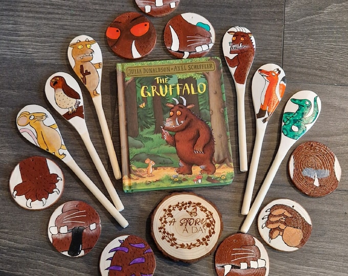 The Gruffalo Story Stones/julia Donaldson/gruffalo/paint Rock/stick Man ...